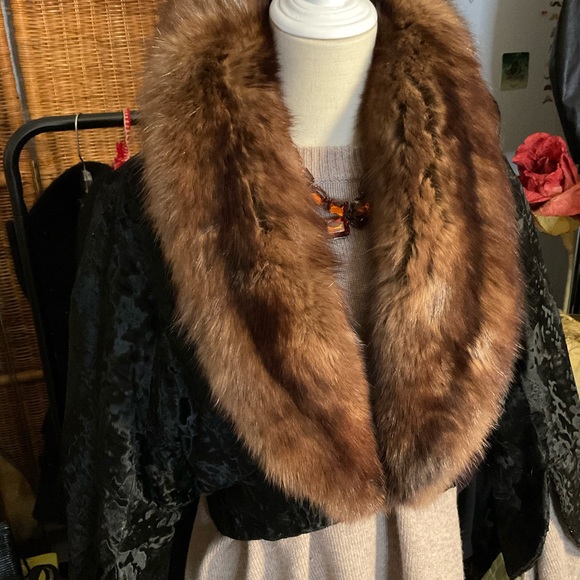 Persian lamb & mink bolero - Picture 2 of 4